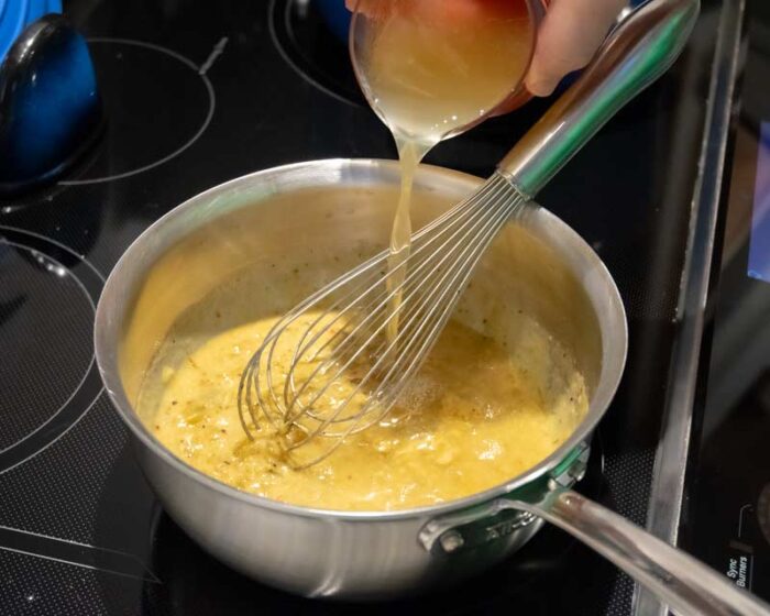 Whisking Stock Into Roux